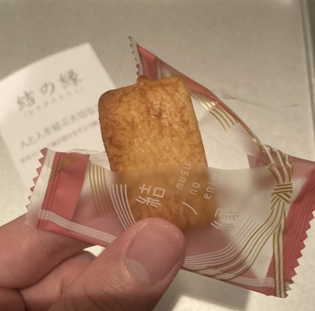 煎餅を開けた画像